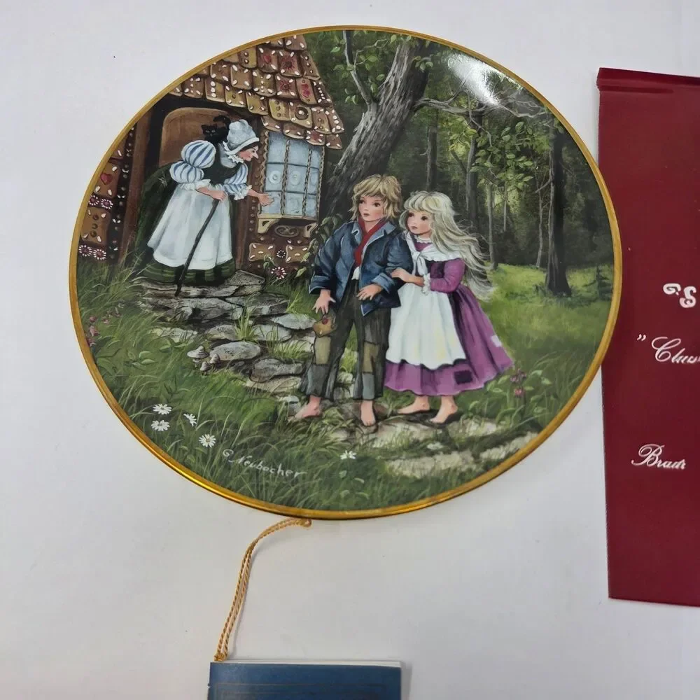 Kaiser Porcelain Hansel Gretel Plate Gerda Neubacher COA Box Germany